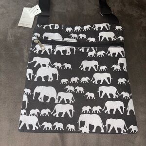 🐘 Elephant Print Crossbody Bag